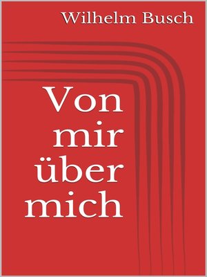 cover image of Von mir über mich